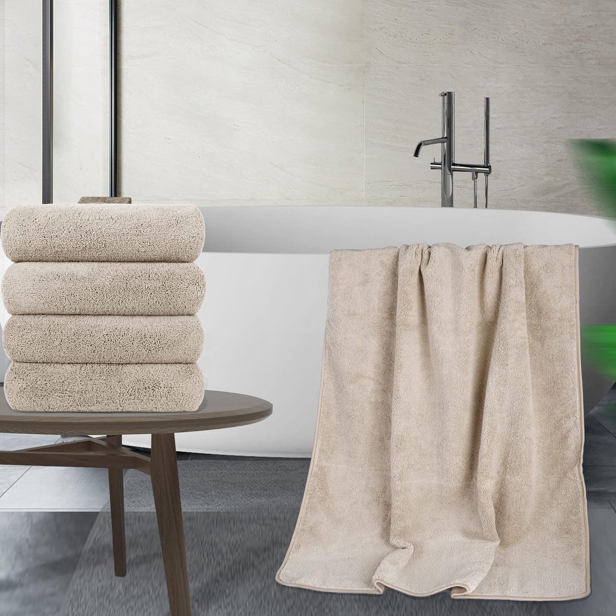 Towels - Badhanddoekenset - Katoenen Handdoeken 4 pieces