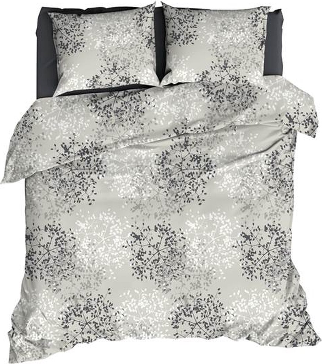 Satin D Or Satin d'Or Bellini Dekbedovertrek - Tweepersoons - 200x200/220 cm - Grijs