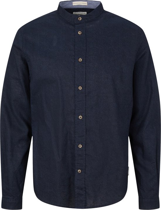 Tom Tailor Chemise à manches longues - 1034903 Marine (Taille : XL)