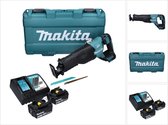 Makita DJR 187 RMK Accu Reciprozaag 18 V Brushless + 2x accu 4.0 Ah + lader + koffer