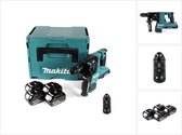 Makita DHR 281 T4J snoerloze combihamer 36V (2x 18V) 2.8J SDS plus Brushless + 4x accu 5.0Ah + Makpac - zonder lader