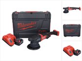 Milwaukee M18 FROP21-501X accu-excentrische polijstmachine 18 V 150 mm borstelloos + 1x oplaadbare batterij 5.0 Ah + lader + HD doos