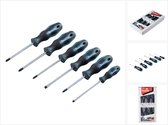Makita E-10528 Schroevendraaierset 6-delig SL4 / SL5,5 / PH1 / PH2 / PZ1 / PZ2