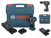 Bosch GSB 18V-55 Professionele accu klopboormachine 18 V 55 Nm borstelloos + 2x ProCORE accu 4.0 Ah + lader + koffer