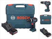 Bosch GSB 18V-55 Professionele accu klopboormachine 18 V 55 Nm borstelloos + 1x oplaadbare accu 5.0 Ah + lader + koffer