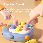 Mini Whack-a-Mole Hand-oog Coördinatie Educatief Speelgoed - Kinder Speelgoed - Blauw - Interactief Leren en Spelen"