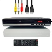 DVD speler met HDMI - DVD speler met HDMI aansluiting - DVD speler HDMI - Zwart