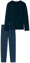 SCHIESSER Casual Essentials pyjamaset - heren pyjama lang admiraal - Maat: XXL