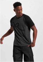 Rocawear - Logo Heren T-shirt - M - Grijs/Zwart