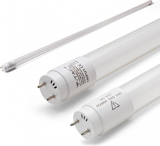 V-TAC LED-Buis Energielabel: G (A - G) G13 T8 22 W = 55 W Warmwit (Ø x l) 28 mm x 1500 mm 1 stuk(s)