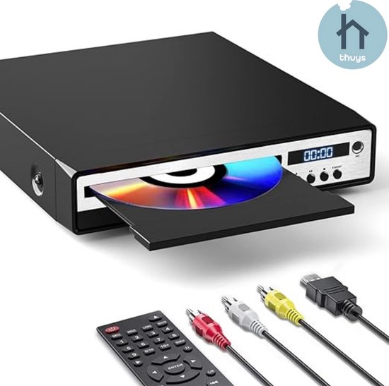 Thuys DVD Speler met HDMI DVD Speler Draagbaar DVD Speler met
