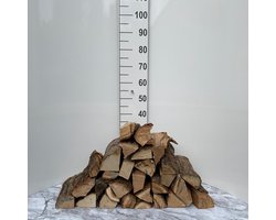 Haardhout eiken – 20 kg – droog brandhout voor open haard en kachel