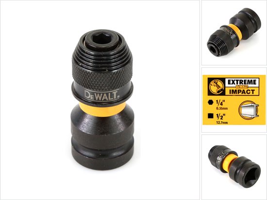 Foto: Dewalt dt7508 krachtdop adapter vierkant zeskant