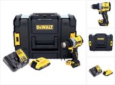 DeWalt DCD 800 D1T accuboormachine 18 V 90 Nm borstelloos + 1x oplaadbare accu 2.0 Ah + lader + TSTAK