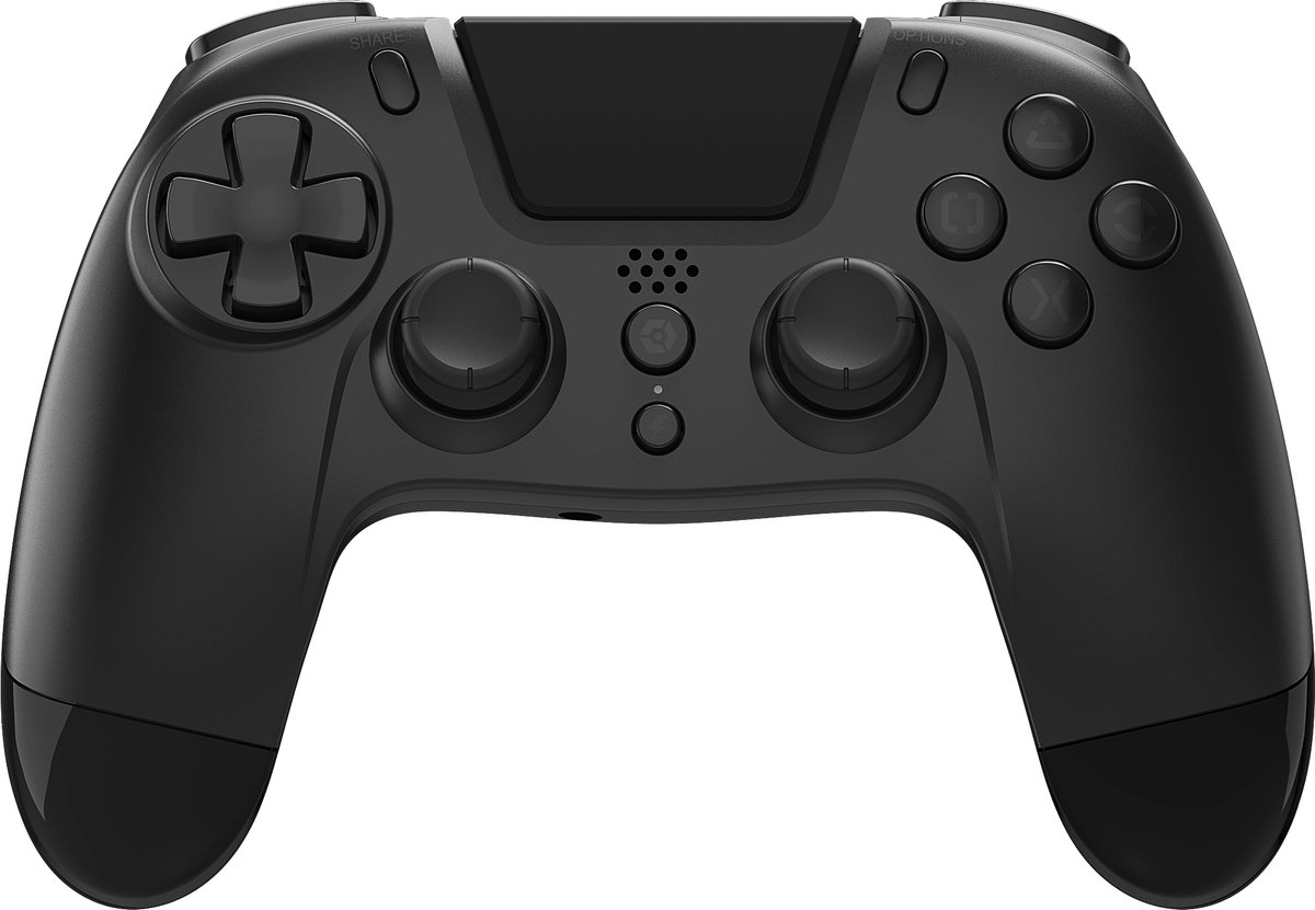 Gioteck - VX4 Premium Bluetooth Wireless Controller Zwaart geschikt voor PS4 en PC