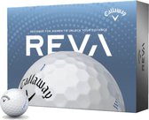 Callaway Reva Ladies Golfballen 2024 - Wit - 12 Stuks