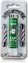 Cliché - Men - Lip Balm - Mint - Beschermt en Hydrateert - 1 Stuks in blisterverpakking
