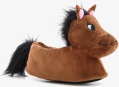 Thu!s chaussons enfant cheval - Marron - Taille 34/35 - Pantoufles