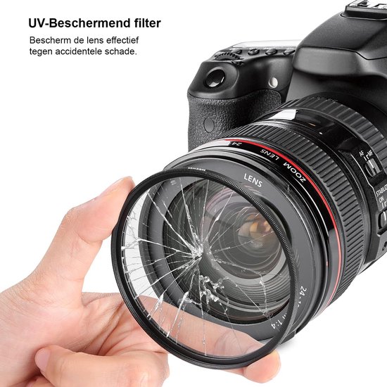 NEEWER Kit de filtres ND 58mm ND1000 ND64 ND8 ND4,Haute-définition/30 Couches Nano rêvetement