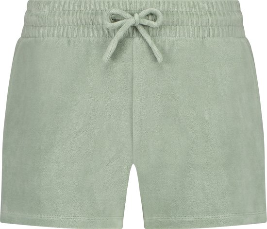 Hunkemöller Shorts Velours Pocket Groen XL