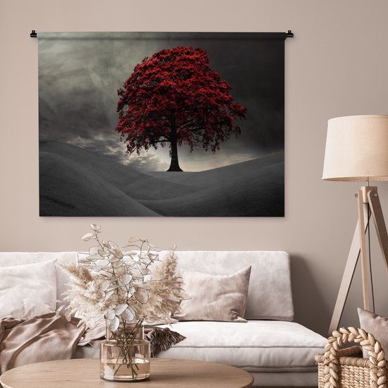 Bos Tapestry Groen Boom Zonsopgang Landschap Wanddoeken Jungle Decoratief Wandtapijt 300 x 260 cm