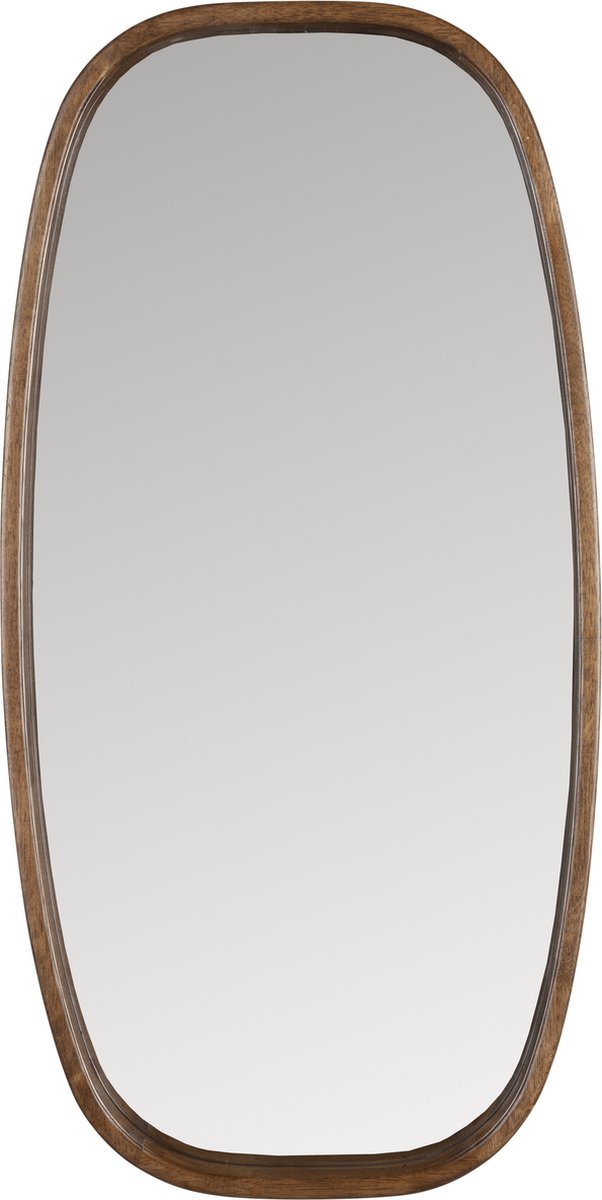 Housecraft Living Nyko Spiegel/ Wandspiegel Hout Bruin 80x40 cm (M) Bruin