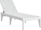 vidaXL- Chaise longue-186x60x29-cm-polypropylène-blanc
