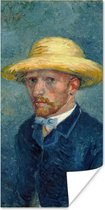 Affiche Autoportrait au chapeau - Vincent van Gogh - 60x120 cm