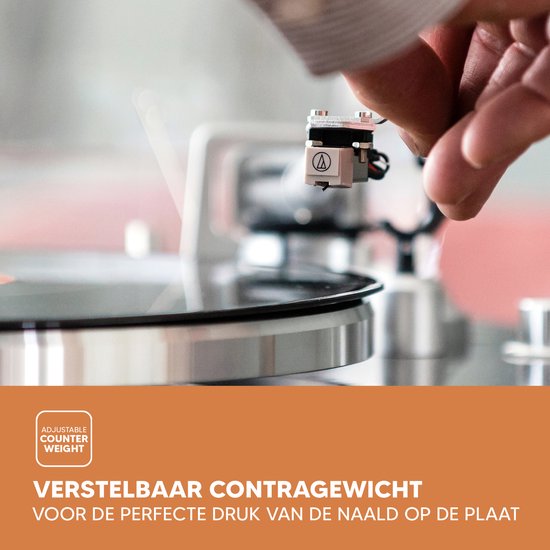 Lenco Platenspeler met Bluetooth - LBT-188WA - Bruin — afbeelding 4
