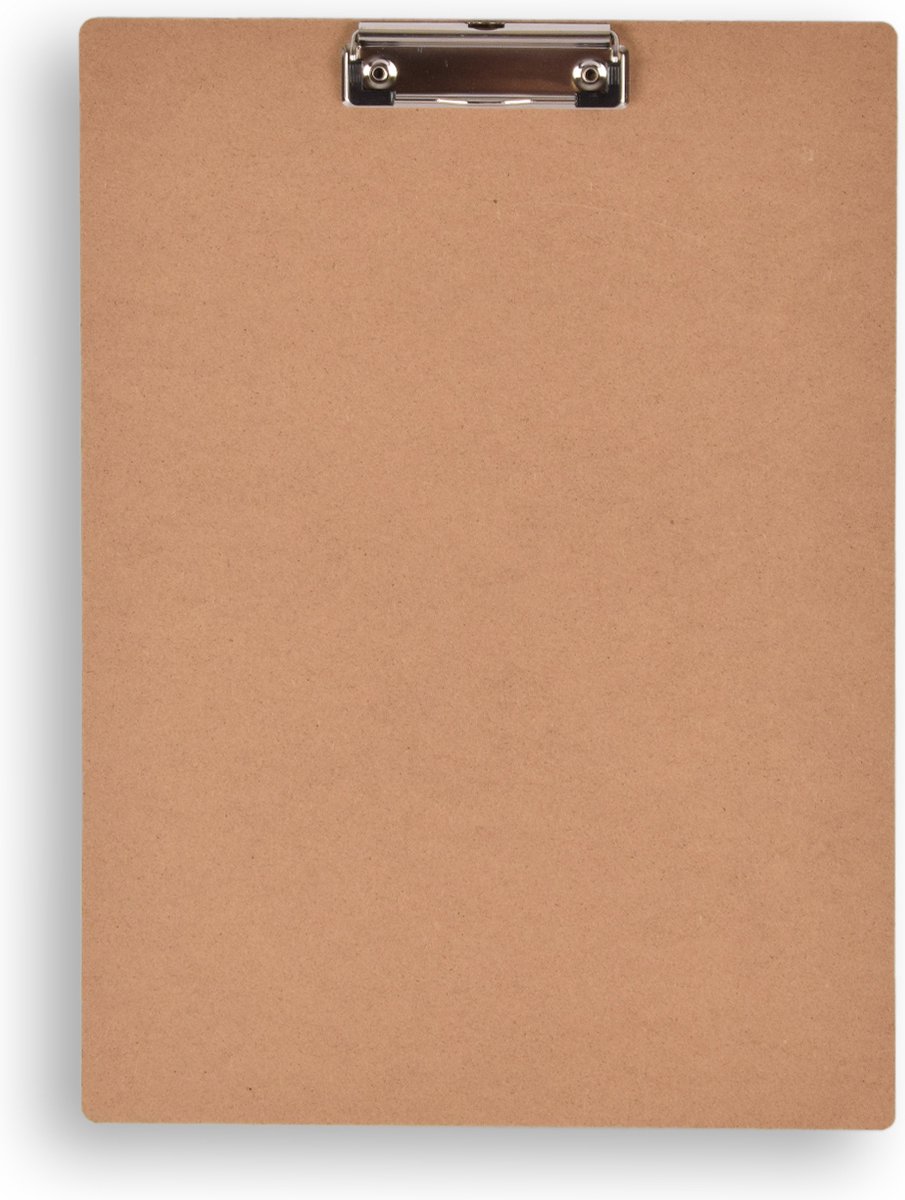 Klembord Hout Met Potloodhouder | B4 – 39cm X 28cm | Ideaal voor het Controleren van de Inventaris of voor het Onderzoeken van het Dekoppervlak
