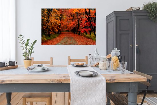 Affiche Automne - Forêt - Feuilles - 120x80 cm