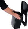 Inbouwprullenbak 10L - Zwart - Cilindrisch Design met Handmatig Liftmechanisme - Geschikt voor Keuken en Badkamer