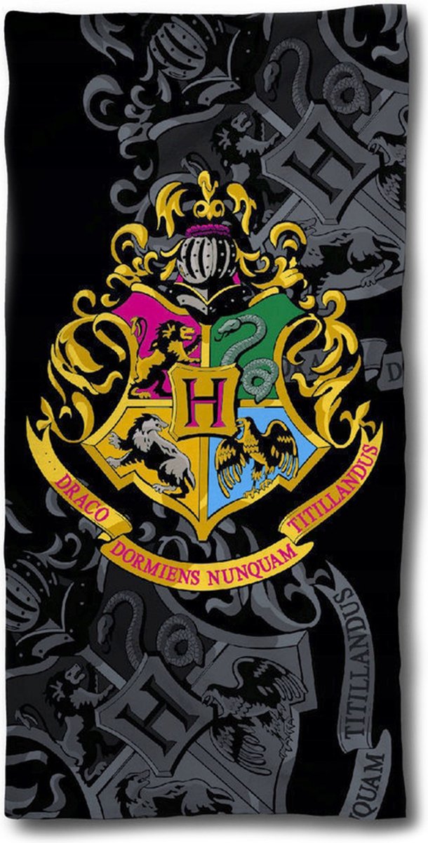 Harry Potter Hogwarts Katoenen Handdoek, Badhanddoek 70x140cm