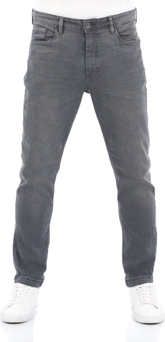 riverso Heren Jeans Broeken RIVChris regular/straight Fit Grijs Volwassenen Denim Jeansbroek