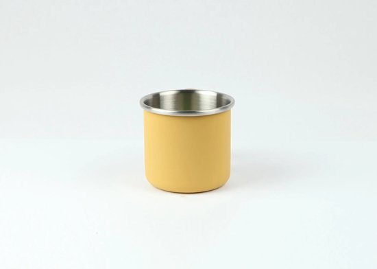 Kampeer mok - beker van roestvrĳ staal - kalas serie - 400ml - kleur geel — afbeelding 5