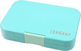 Yumbox Tapas XL - Boîte à lunch Bento box étanche - 4 compartiments - Blue Antibes / Plateau Rainbow