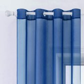Transparante raamgordijnen, Glad, Elegant, voor Ramen/Gordijnen/behandeling voor Slaapkamer, Woonkamer, 245 X 140cm H x B
