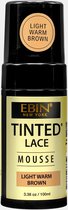 EBIN Tinted Lace Mousse - Light Warm Brown 100ml