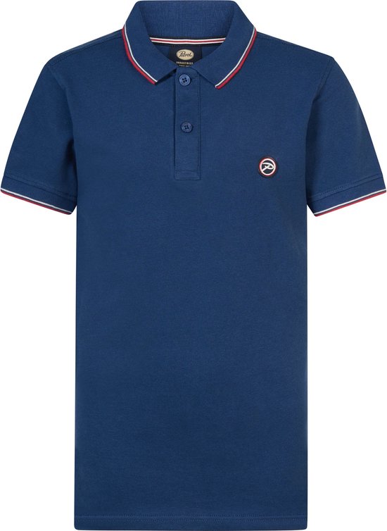 Petrol Industries - Jongens Klassieke Polo Meridian - Blauw - Maat 176