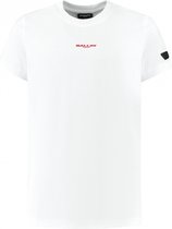 Ballin Amsterdam T-shirt with front and backprint Jongens T-shirt - White - Maat 16