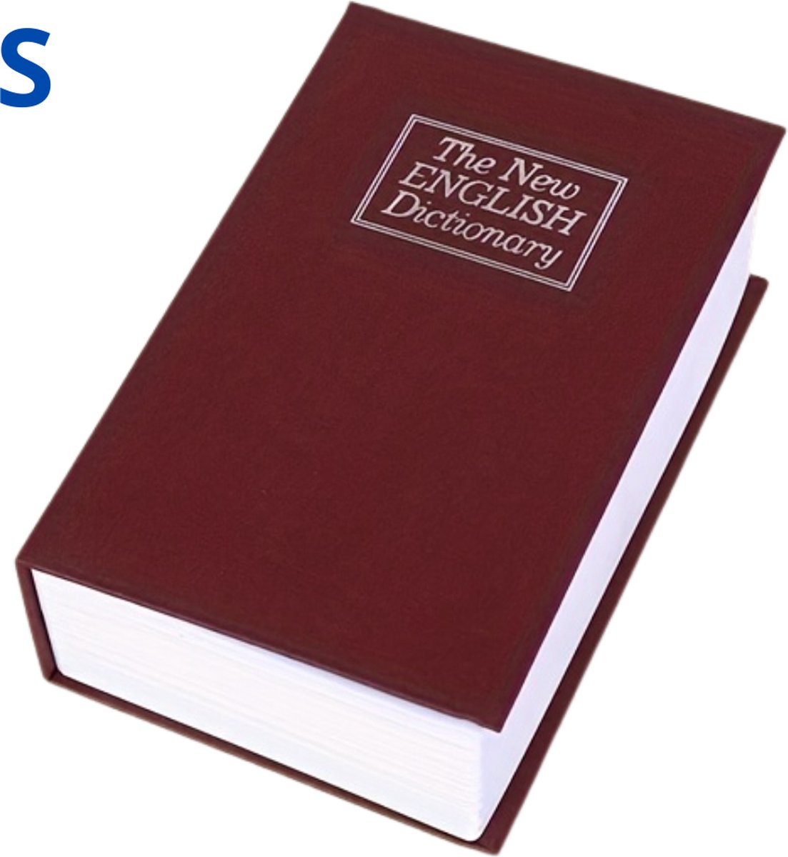 Nivard Spaarpot Met Slot - Geldkistje Met Gleuf - Met Sleuteltje - Met Slotje - Geheime Kluis - Verborgen Kluis - Stash Can - Stash Secret - Geheime Opbergruimte - Rood & Klein