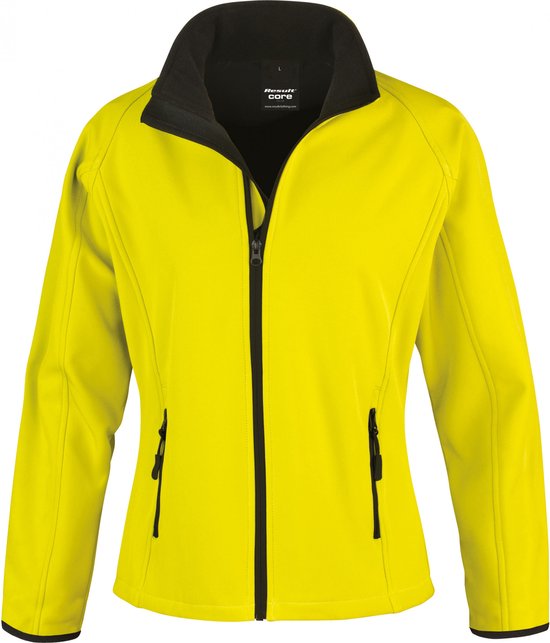Veste Femme M Result Manche longue Yellow / Noir 100% Polyester