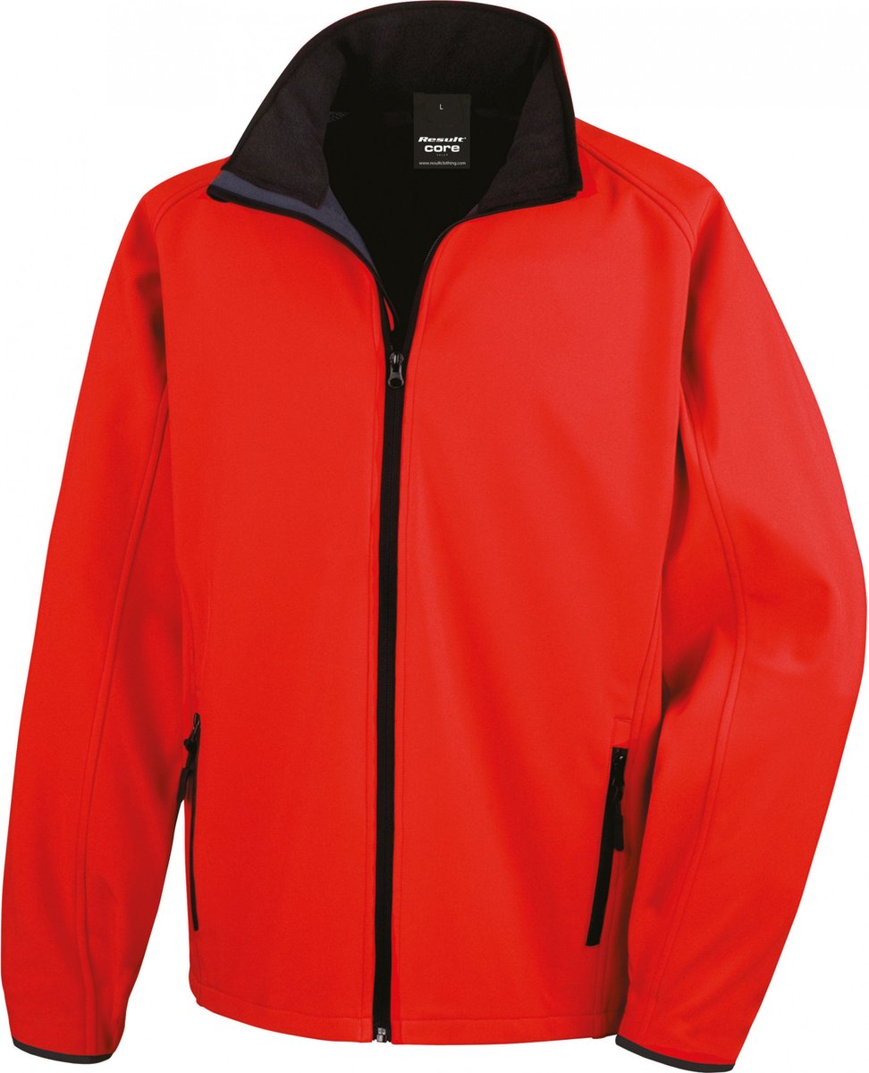 Result Printable Soft Shell Jacket RT231 - Red/Black - S