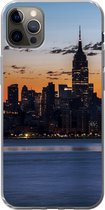 Geschikt voor iPhone 13 Pro Max hoesje - New York - Skyline - Amerika - Siliconen Telefoonhoesje