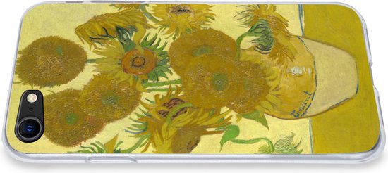 Coque iPhone 8 - Tournesols - Vincent van Gogh - Coque de téléphone en Siliconen