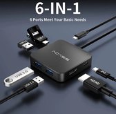 Viatel USB C Hub, Multi-Port USB Type-C Hub with 4K HDMI, Power Delivery 100 W | 3 USB 3.0 Port | 1 Type-C 3.0 Port | USB Splitter Adapter for MacBook, Mac Mini, XPS, Laptop