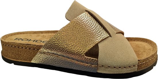 Rohde 5410 29 Slippers pour femmes - Or - 42