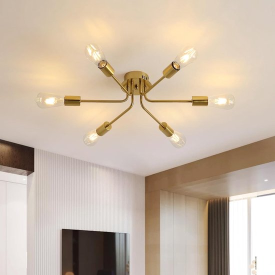 Goeco Plafondlamp - LED Plafonniére - wit - kantoor lamp - plafonniére