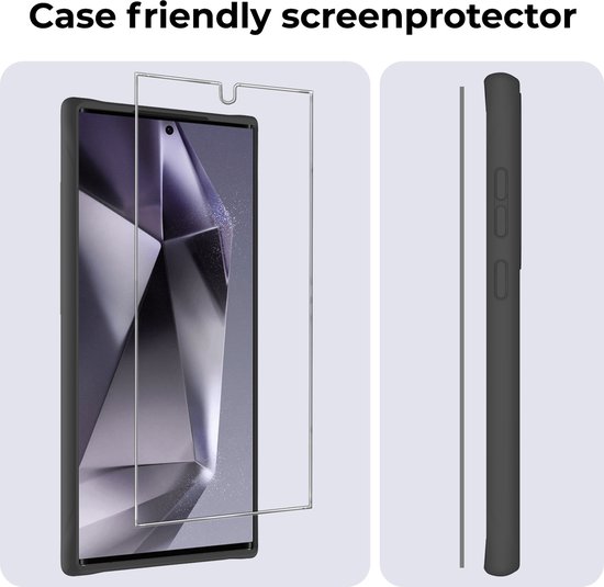 Protecteur d'écran adapté pour Samsung Galaxy S24 Ultra , protecteur d'écran en Glas Tempered Glass , protecteur d'écran adapté pour Samsung Galaxy S24 Ultra , protecteur d'écran, lot de 2
