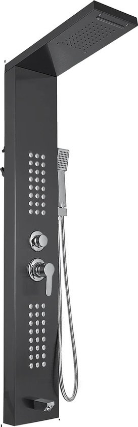 Homelody kit de douche à encastrer noir/chrome thermostatique laiton – Site officiel français d'Homelody